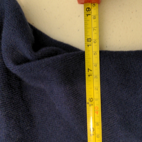 Carolyn Taylor dark blue cardigan sweater - Picture 7 of 8